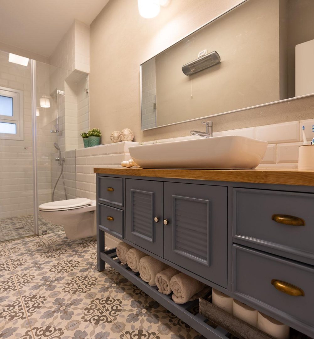 חדר רחצה כפרי לייט